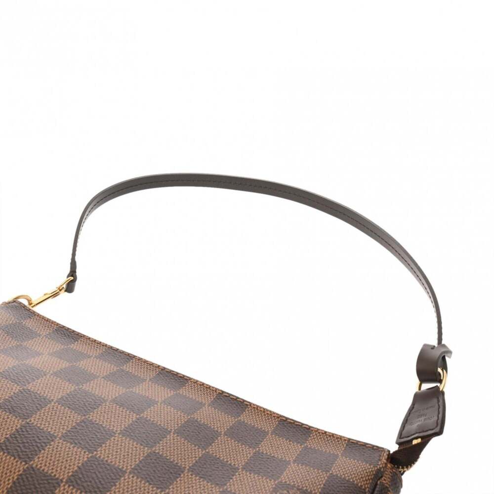 LOUIS VUITTON Authentic Brown Damier Canvas Pochette Pouch - Picture 5 of 11